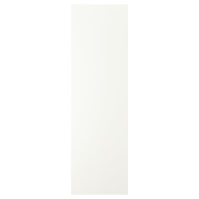 VALLSTENA white kitchen cabinet, rectangular, smooth surface, plastic material.