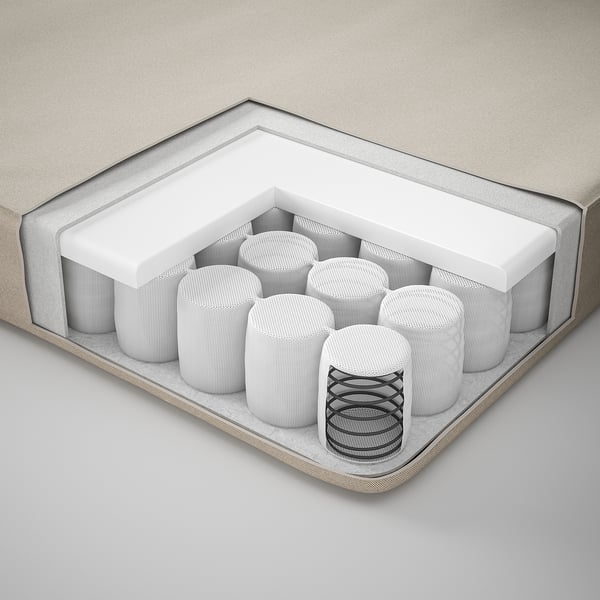 Modern, circular stools arranged in a room, made with cotton and polyester upholstery, polyurethane foam, and steel.
