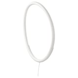 VARMBLIXT white oval led wall lamp, sleek design, soft mood light.