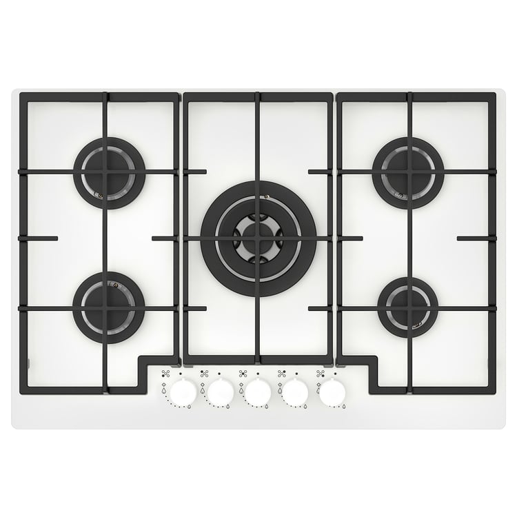 VASASTAN gas hob, IKEA 700 glass/white, 74 cm IKEA Ireland