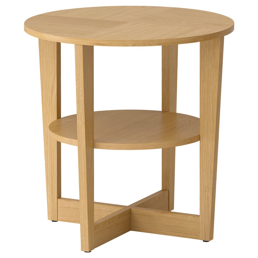VEJMON oak veneer, side table, 60 cm IKEA Ireland