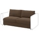 VIMLE 2-seat sofa-bed section, Mosshed dark brown