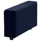 VIMLE dark blue velvet furniture cushion. Rectangular, upholstered design with clean lines and rounded edges.