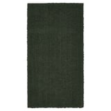 Large green rectangular VINDEBÄK rug with soft pile and anti-slip backing.