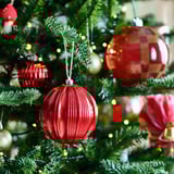 VINTERFINT Tree ornament, bauble red, 12 cm