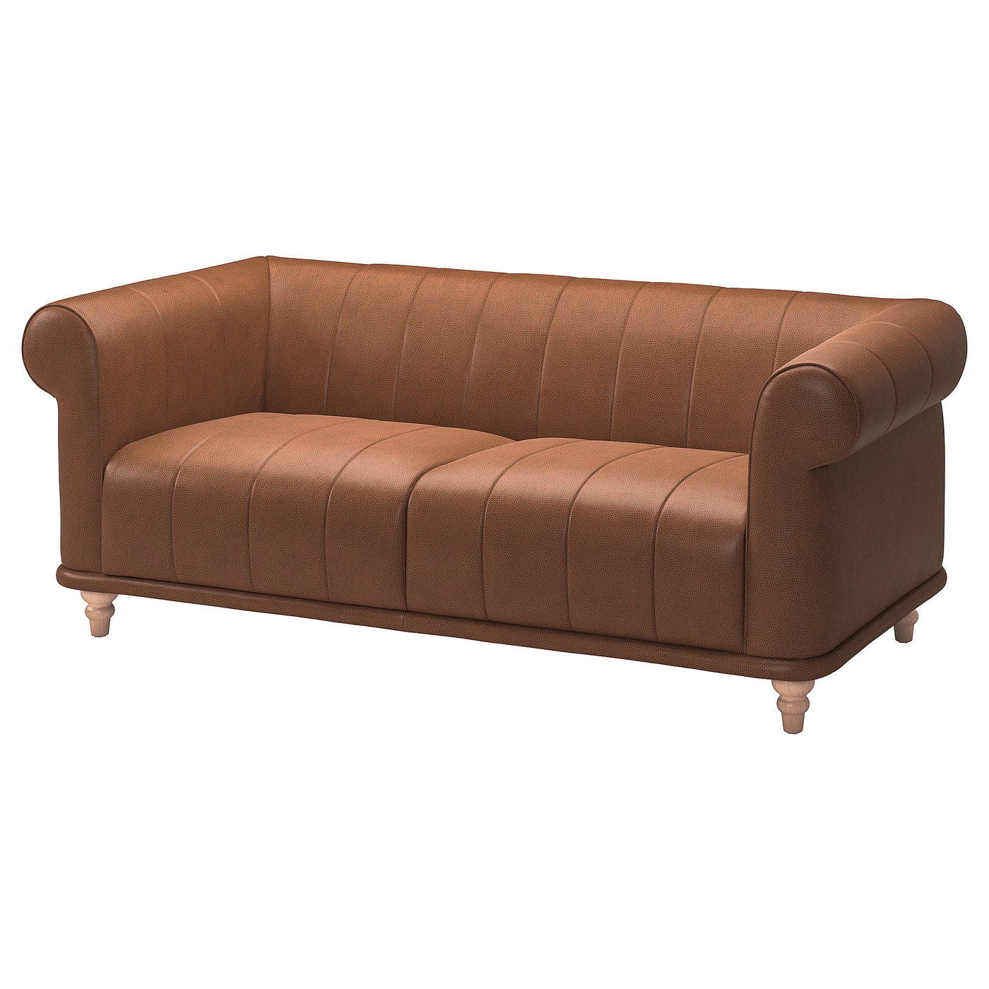 VISKAFORS 2-seat sofa - Högalid brown/birch