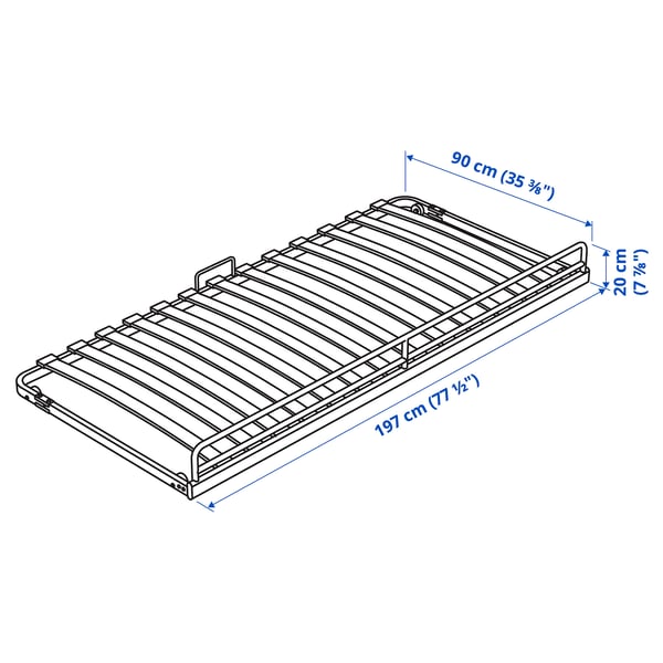 Illustration with measurements for the product: VITVAL.