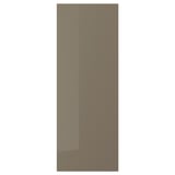 VOXTORP panel, brown with beige, glossy finish, rectangular shape, uniform design.