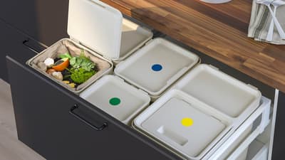 Kitchen cupboard bins