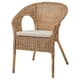 Rattan armchairs