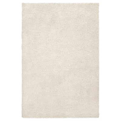 ÄRENDE שטיח, סיבים ארוכים, אוף-ווייט, 200x300 ס"מ