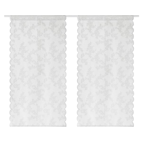 ALVINE SPETS וילון רשת, לבן/עם כיס למוט, 60x120 ס"מ