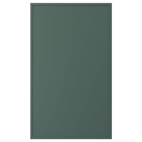 ASPUDDEN דלת, אפור כהה-ירוק, 60x100 ס"מ