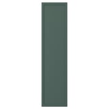 ASPUDDEN דלת, אפור כהה-ירוק, 20x80 ס"מ
