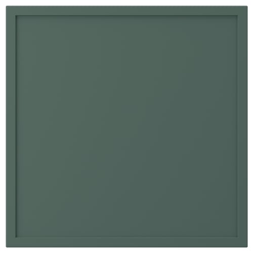 ASPUDDEN חזית מגירה, אפור כהה-ירוק, 40x40 ס"מ