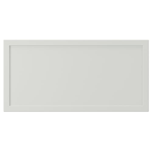 ASPUDDEN חזית מגירה, אפור בהיר, 40x20 ס"מ