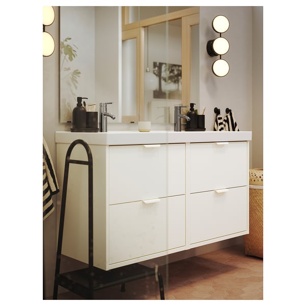 BÄSINGEN שרפרף עם מעקה, שחור