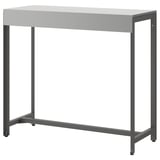 BÅTSKÄR שולחן בר, לשימוש מחוץ לבית/אפור כהה, 120x40 ס"מ