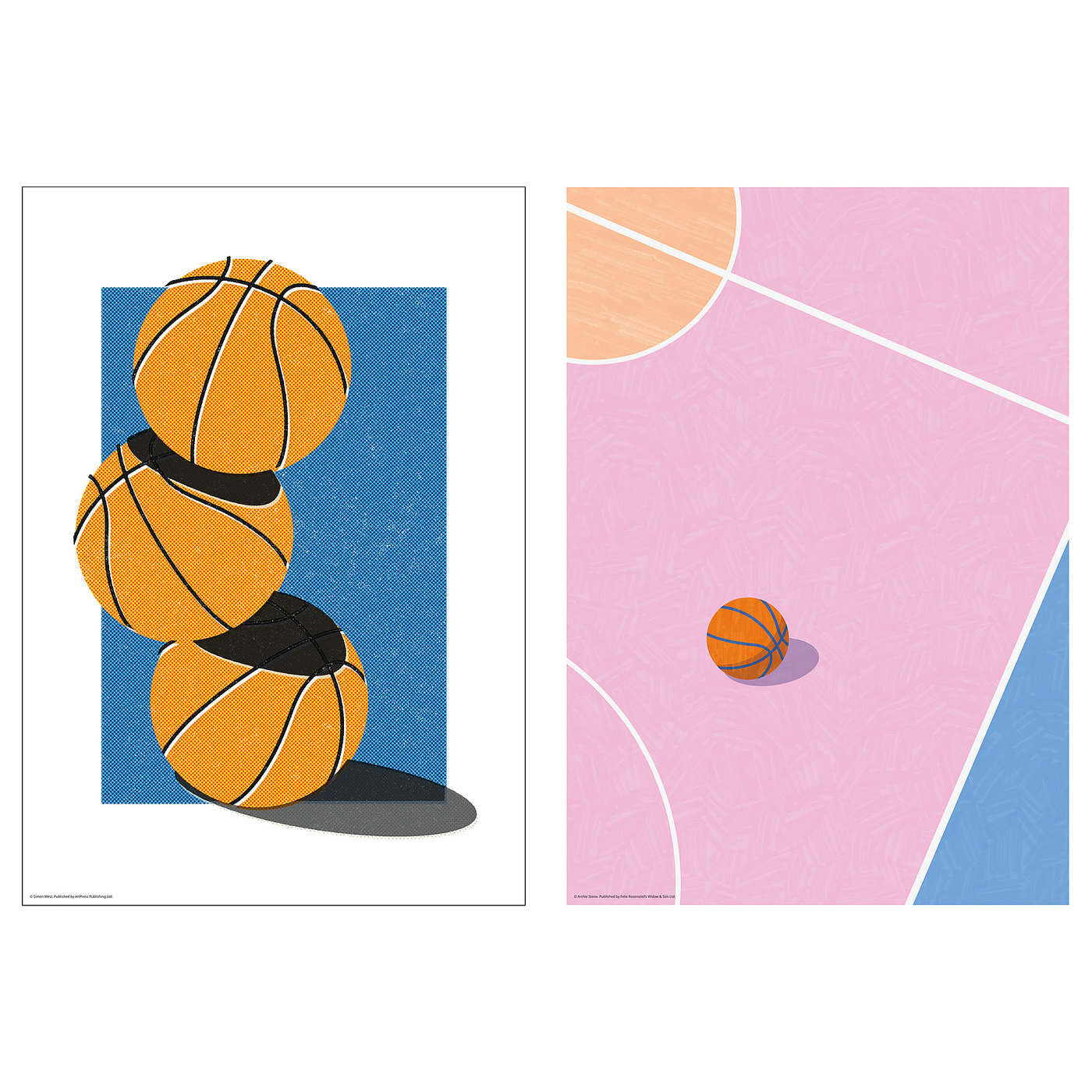 BILD פוסטר, basketball match, ‎21x30 ס"מ‏