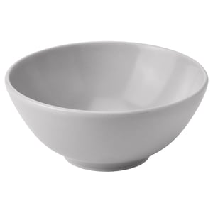 FÄRGKLAR קערה, מט אפור בהיר, 12 ס"מ