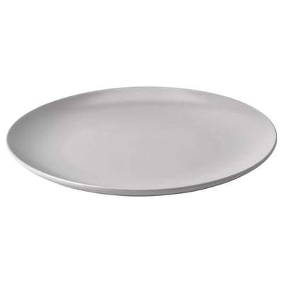 FÄRGKLAR צלחת, מט אפור בהיר, 26 ס"מ