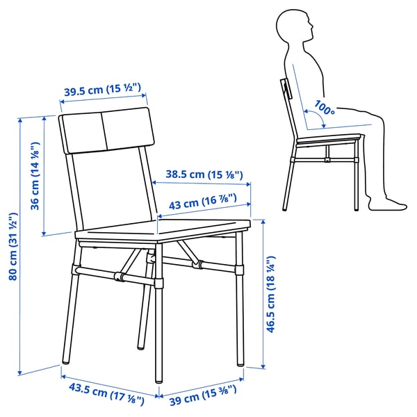 GRÖTÅN / GRÖTÅN שולחן+4 כיסאות, אורן גוון חום/Tibbleby בז' כהה, 105 ס"מ