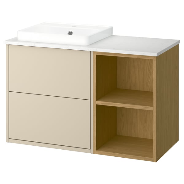 HAVBÄCK / ORRSJÖN ארון תחתון לכיור/כיור
