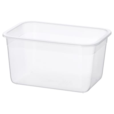 IKEA 365+ מיכל אחסון, מלבני/פלסטיק, 2.0 ל'