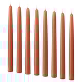 KLOKHET נר ללא ריח, כתום כהה, 25 ס"מ