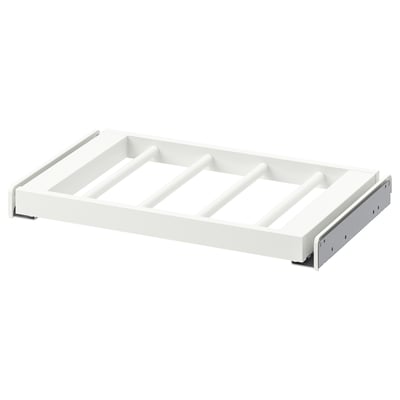 KOMPLEMENT מתלה מכנסיים נשלף, לבן, 50x35 ס"מ