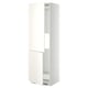 METOD ארון גבוה למקרר/מקפיא+2 דלתות, לבן/Veddinge לבן, ‎60x60x200 ס"מ‏