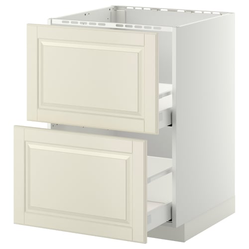METOD / MAXIMERA אר תח לכיור+2 חזי/2 מגי, לבן/Bodbyn אוף-ווייט, 60x60 ס"מ