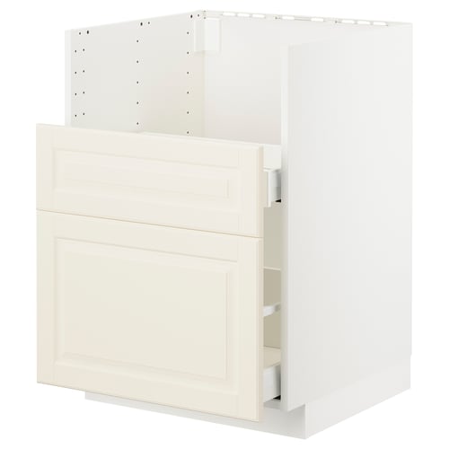 METOD / MAXIMERA ארון תחתון לכיור TALLSJÖN, לבן/Bodbyn אוף-ווייט, 60x60 ס"מ