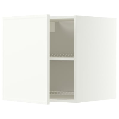 METOD ארון עליון למקרר/מקפיא, לבן/Aspudden לבן מט, 60x60 ס"מ