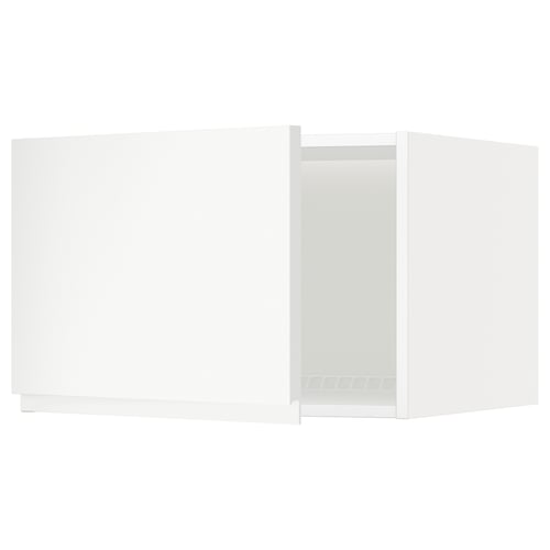 METOD ארון עליון למקרר/מקפיא, לבן/Voxtorp לבן מט, 60x40 ס"מ