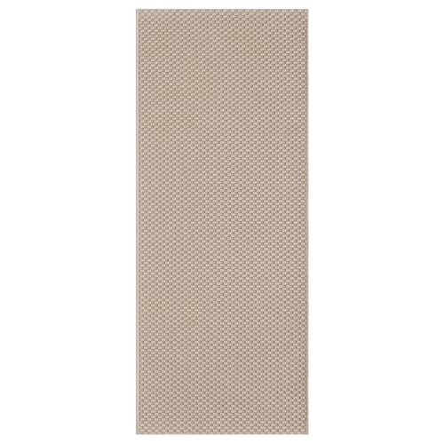 MORUM שטיח באריגה שטוחה, לבית/מחוץ לבית, בז', 60x150 ס"מ