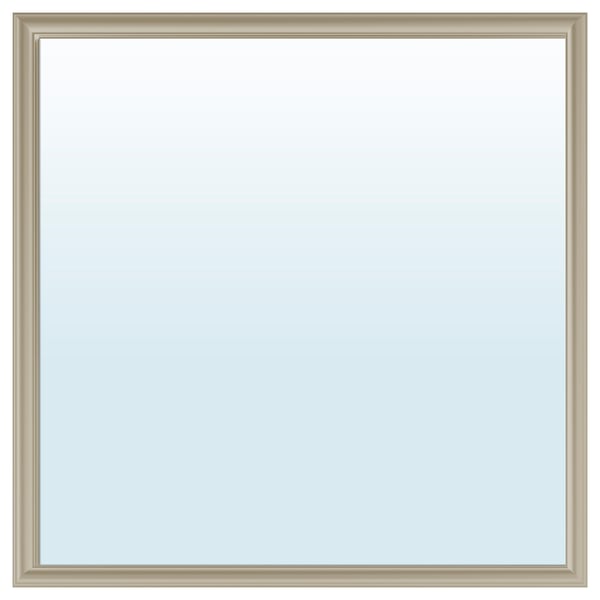 NYPONBUSKE מראה, אפור-בז', 65x65 ס"מ