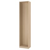 PAX מסגרת ארון, גוון אלון מולבן, 50x35x236 ס"מ