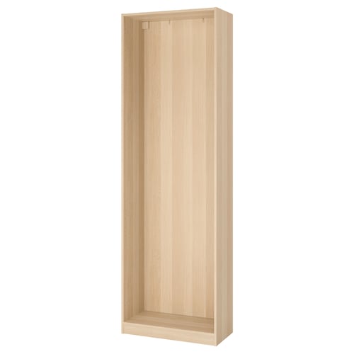 PAX מסגרת ארון, גוון אלון מולבן, 75x35x236 ס"מ