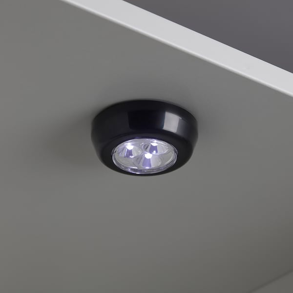 RAMSTA מיני מנורת LED, פועל על סוללות שחור