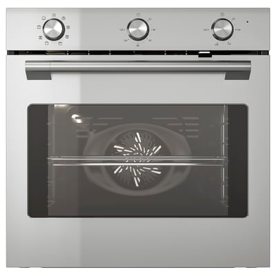 STENABY תנור, פונקציית גריל צבע פלדת אל-חלד/IKEA 300