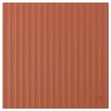 TERRSJÖ דלת, אדום-חום דוגמה גלית, 60x60 ס"מ