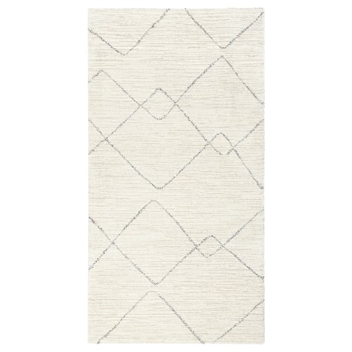 TVERSTED שטיח, סיבים קצרים, בז', 80x150 ס"מ