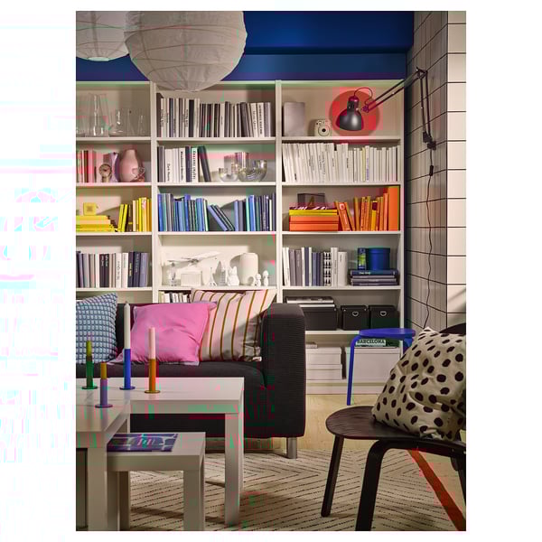 UNDERVISNING שטיח, סיבים קצרים, אוף-ווייט שחור/עבודת יד, ‎170x240 ס"מ‏