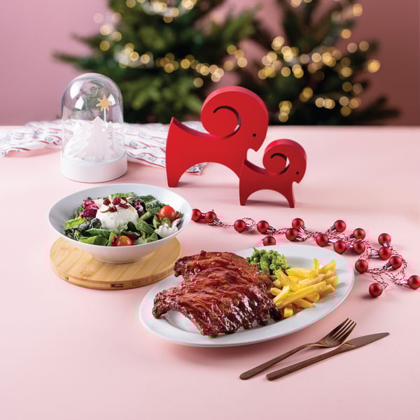 폭립과 리코타치즈샐러드 이미지