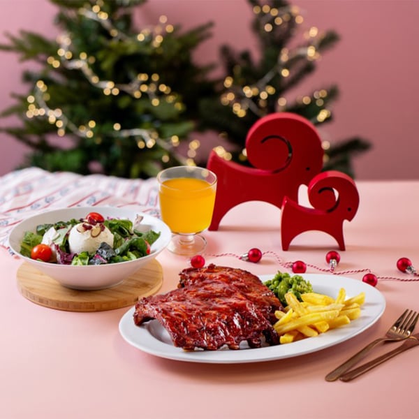 크리스마스 더블 폭립 콤보