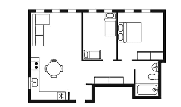ภาพวาดแผนผังคล้ายพิมพ์เขียวของภาพจำลองพื้นหลังและของประกอบต่าง ๆ สำหรับภาพอื่น ๆ ในบทความ