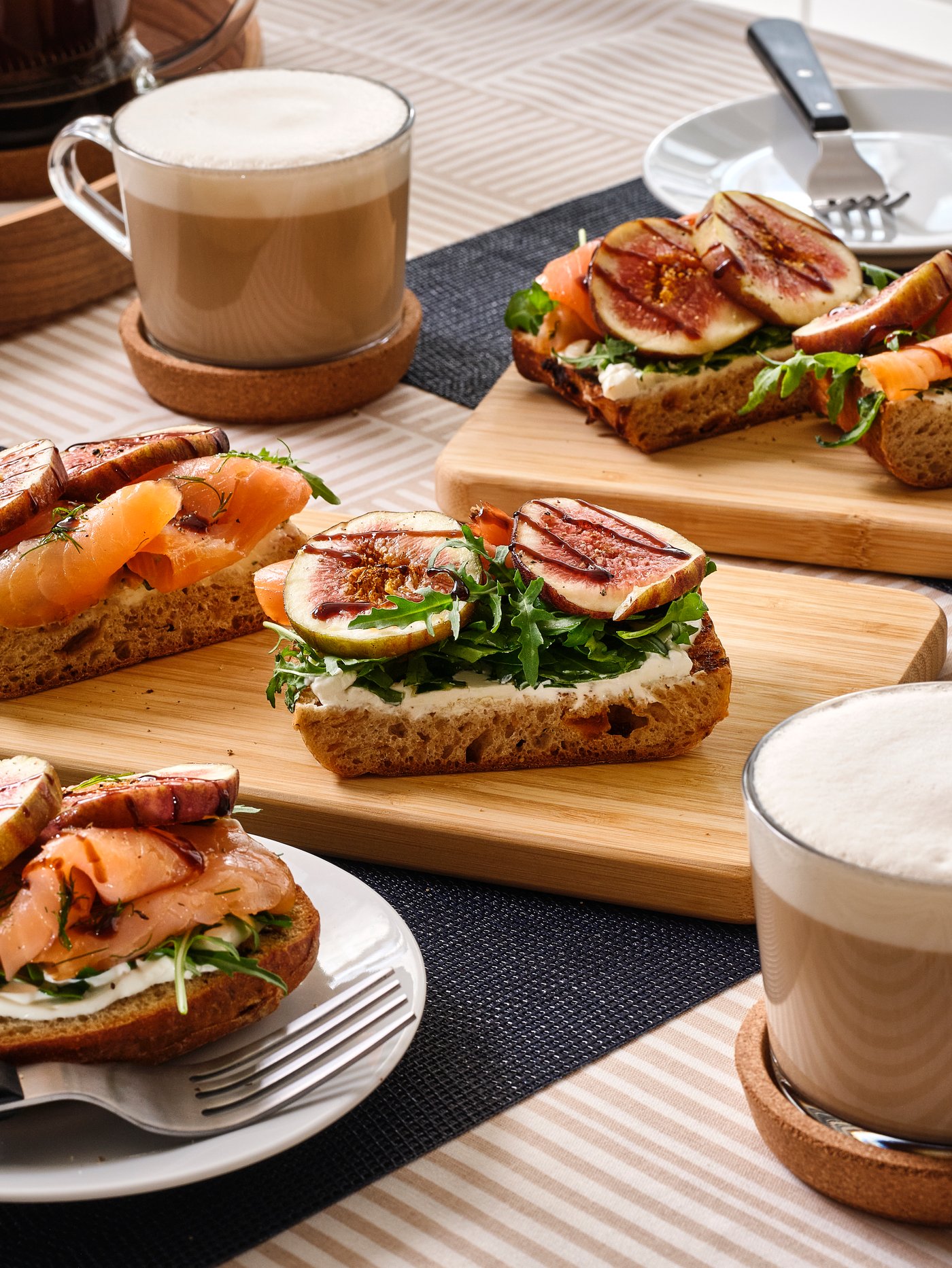 오픈 샌드위치 완성 컷