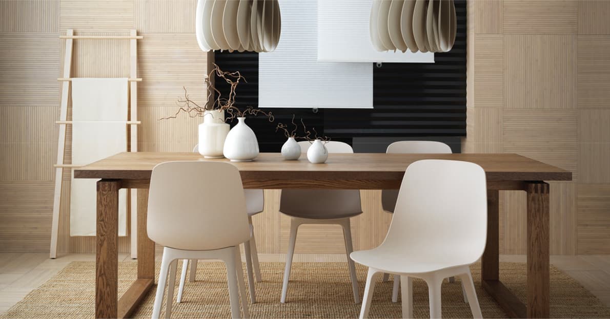 שולחן איקאה מעץ