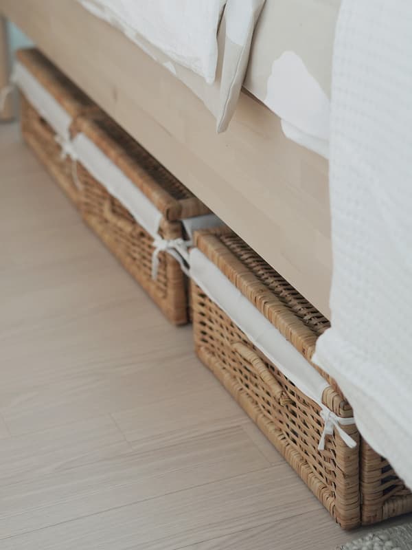 침대 밑 수납박스의 사진